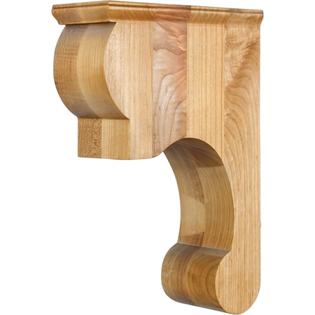 Hardware Resources 3-3/8" Wx8"Dx11-3/4"H Cherry Scrolled Smooth Corbel CORT-SCH